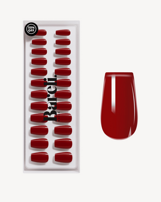 Cherry Red | Coffin Medium