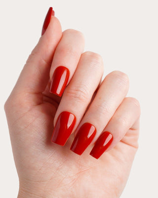 Cherry Red | Coffin Medium