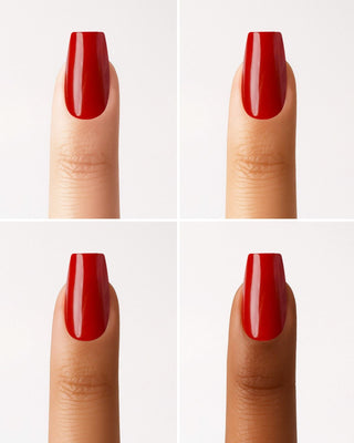 Cherry Red | Coffin Medium