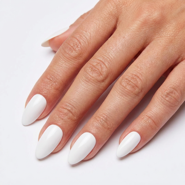 Cream White | Almond Medium