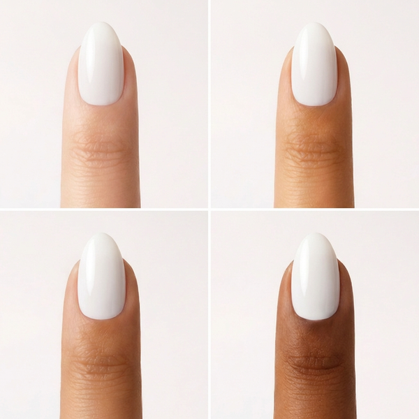 Cream White | Almond Medium