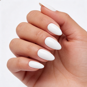 Cream White | Almond Medium