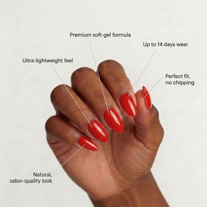 Scarlet Red | Almond Medium