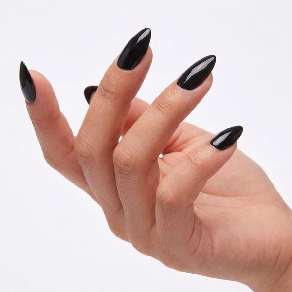 Jet Black | Almond Medium