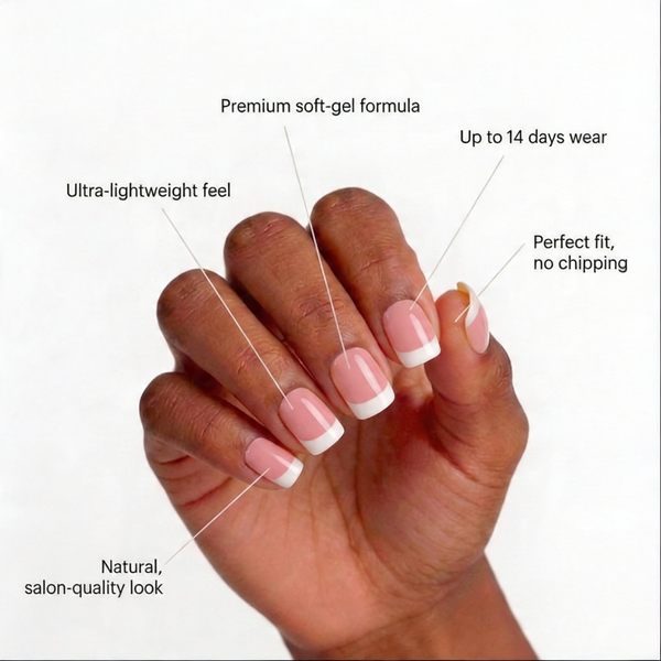 Pink French | Square Short