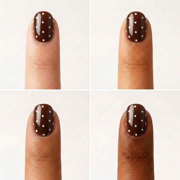 Chocolate Polkadot | Round Short