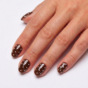 Chocolate Polkadot | Round Short