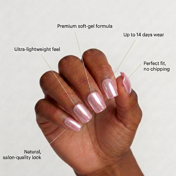 Pearl Rose | Square Medium